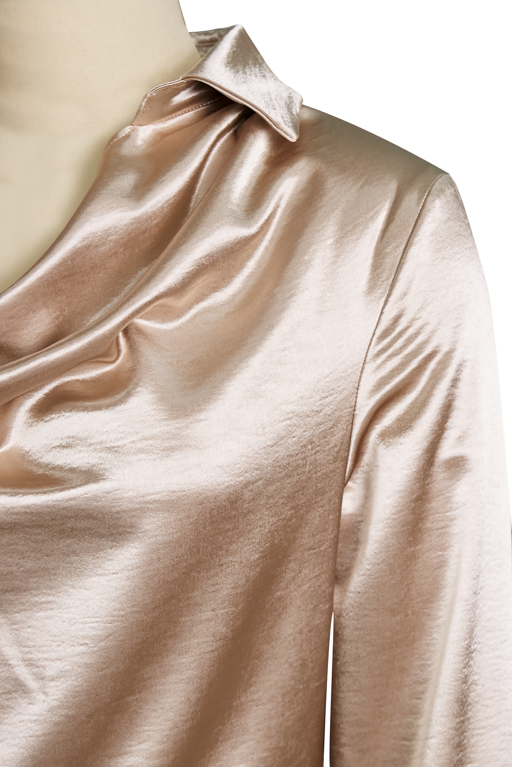 Women’s Long Sleeve Blouse | Cowl Neck