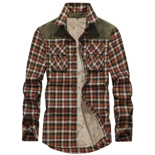 Men’s Casual Fleece Jacket | Button-Up