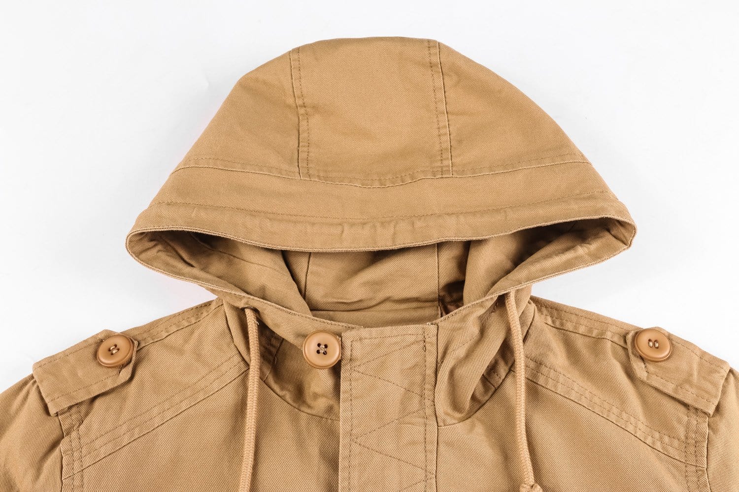 Men’s Casual Jacket | Hooded Button Zip
