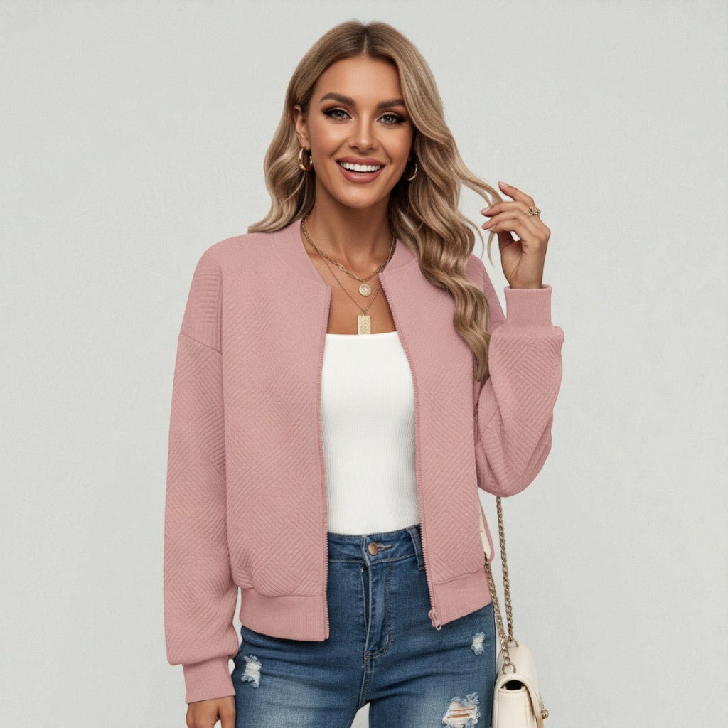 Women’s Lightweight Bomber Jacket | Zip-Up