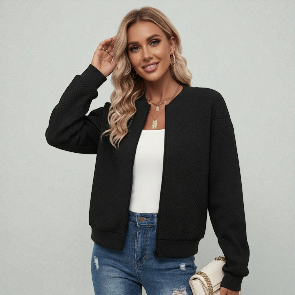 Women’s Lightweight Bomber Jacket | Zip-Up