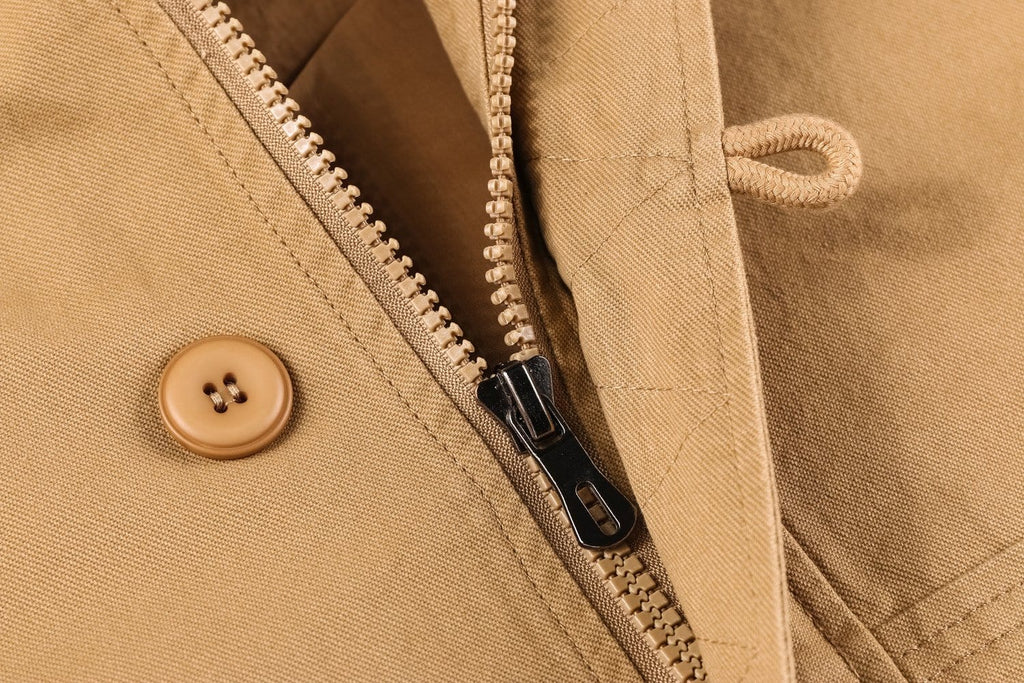 Men’s Casual Jacket | Hooded Button Zip