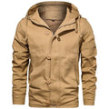 Men’s Casual Jacket | Hooded Button Zip