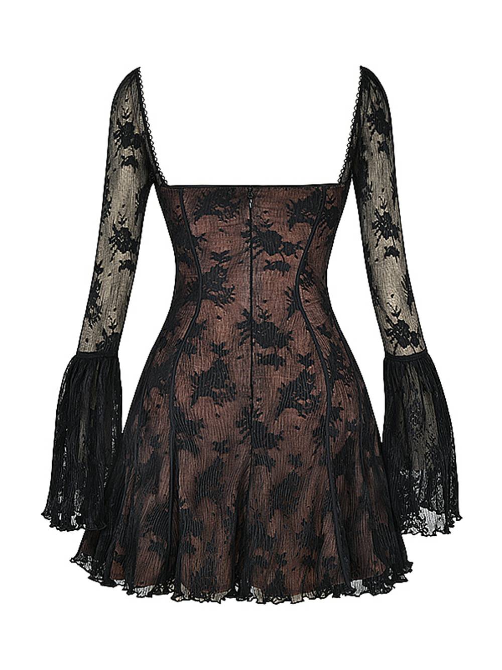 Women’s Floral Mini Dress | Long Sleeve