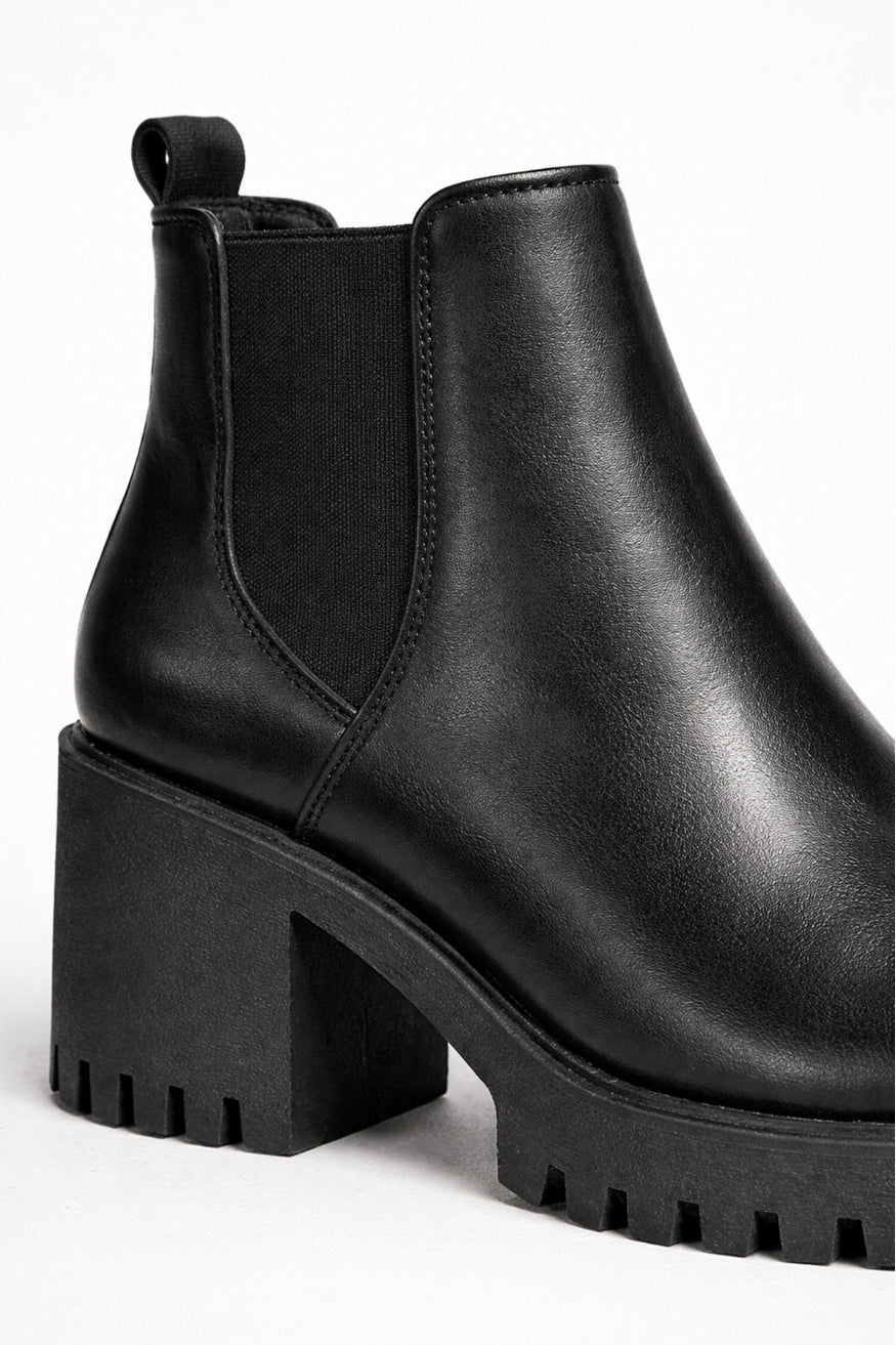 Women’s Chunky Ankle Boots | Slip On