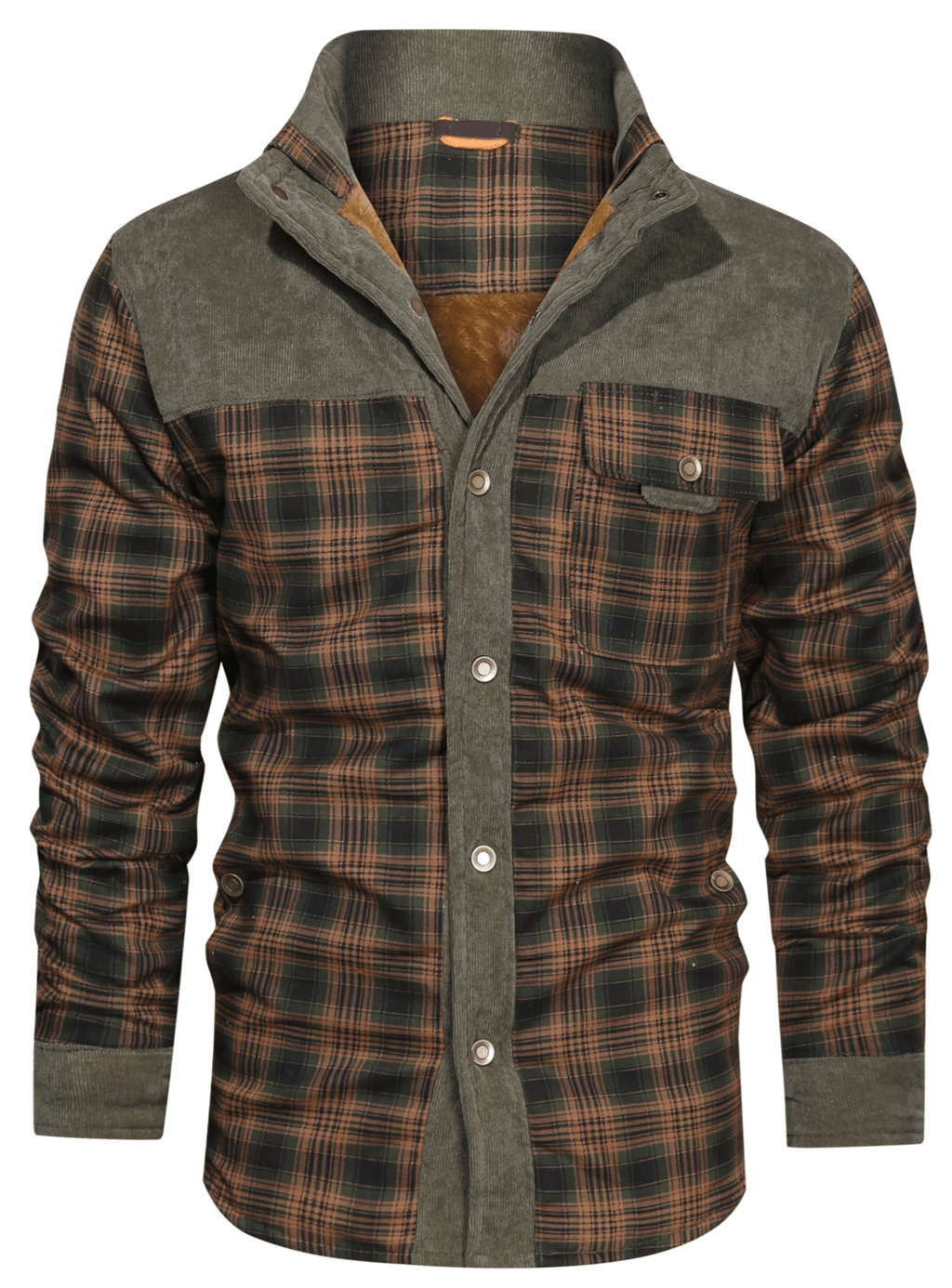 Men’s Casual Jacket | Button-Up Pockets