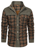Men’s Casual Jacket | Button-Up Pockets