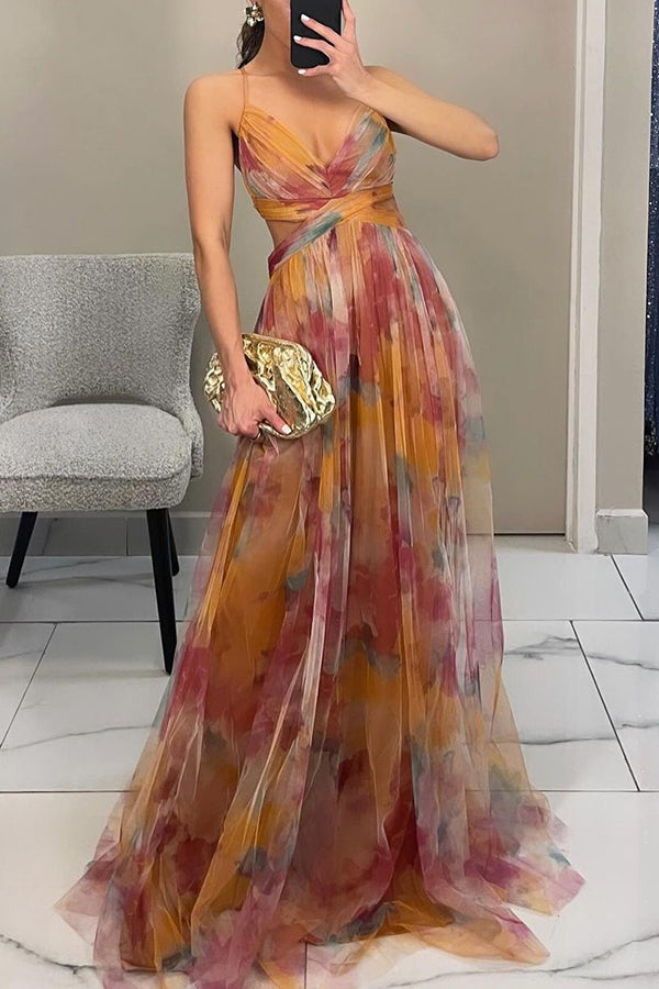 Women's Floral Dress | Maxi and V-Neck