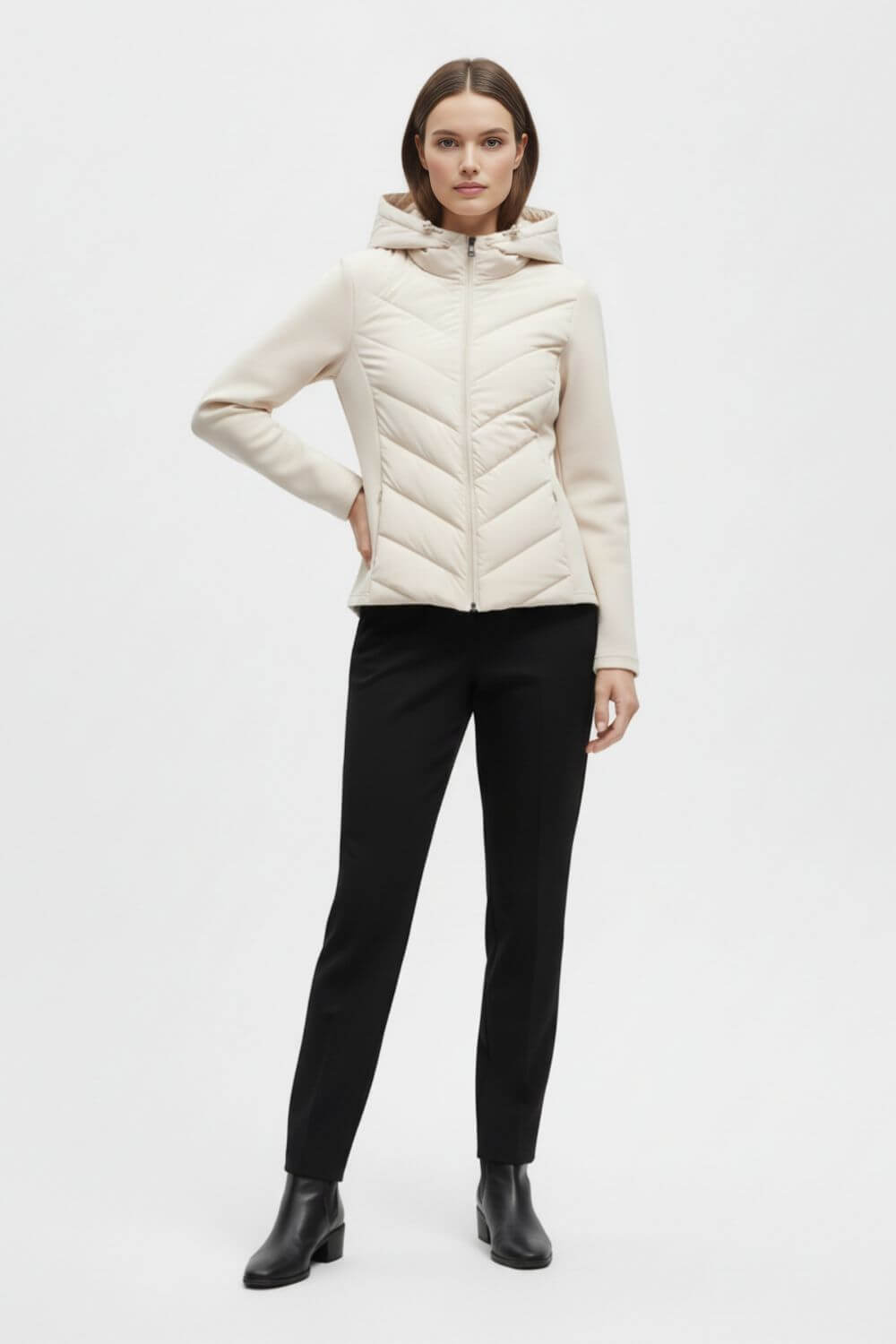 Women’s Puffer Jacket | Hooded Zip-Up