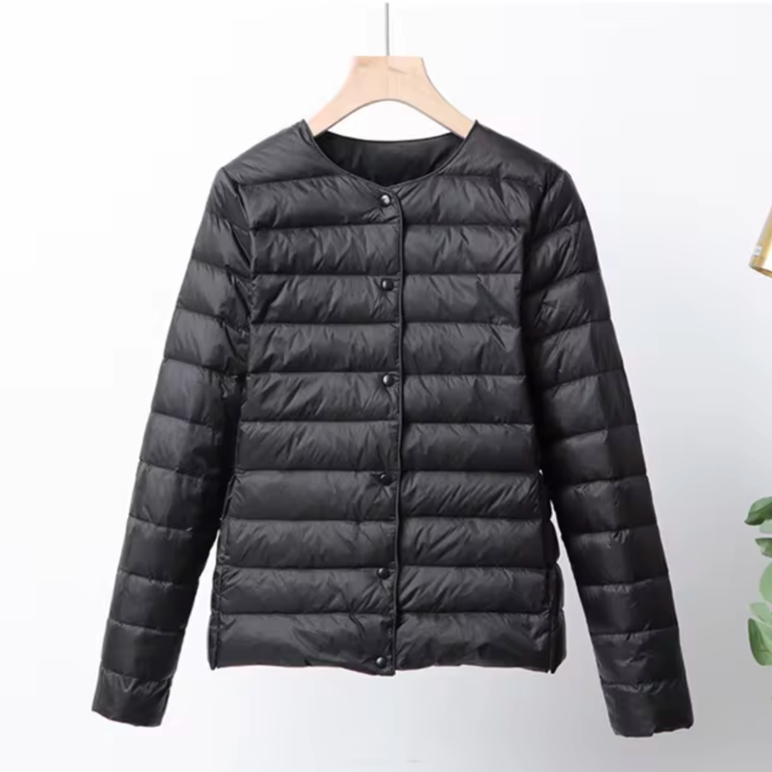 Women’s Quilted Jacket | Cropped and Buttoned