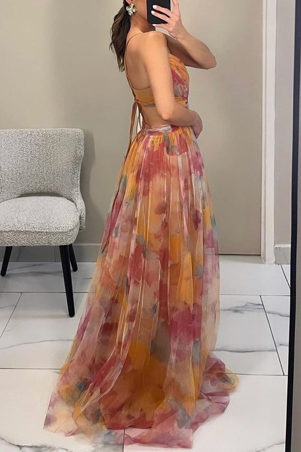 Women's Floral Dress | Maxi and V-Neck