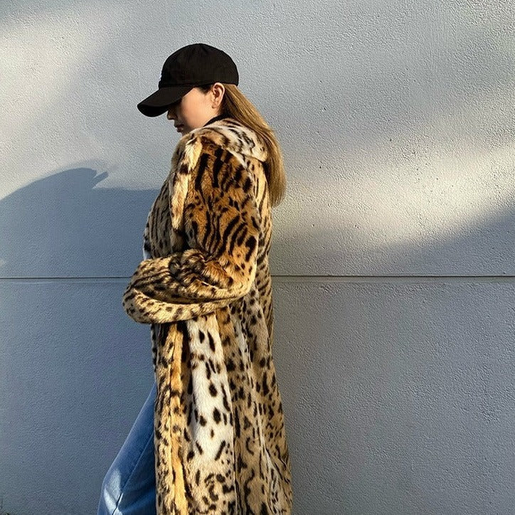 Women’s Leopard Print Coat | Longline Jacket