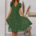 Women’s Wedding Guest Dress | V-Neck Midi