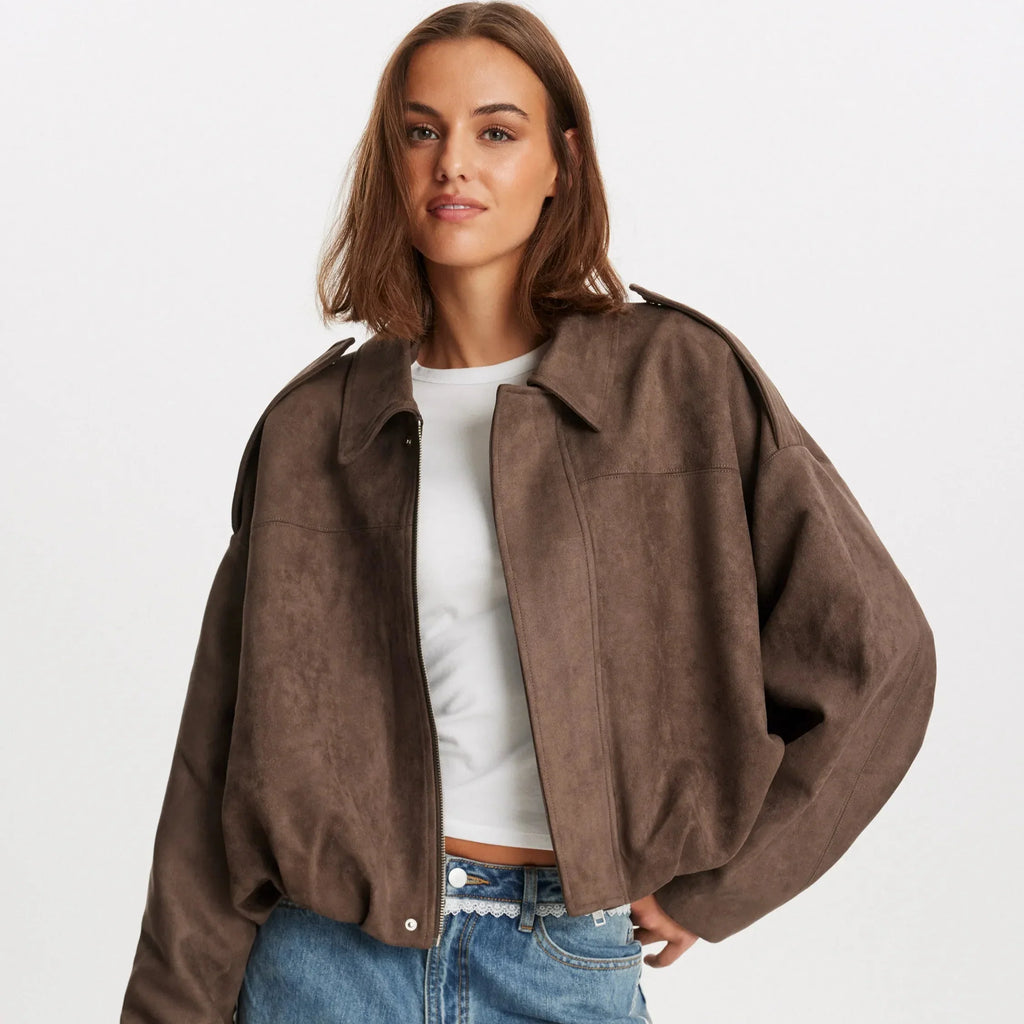 Women’s Cropped Jacket | Oversized Fit