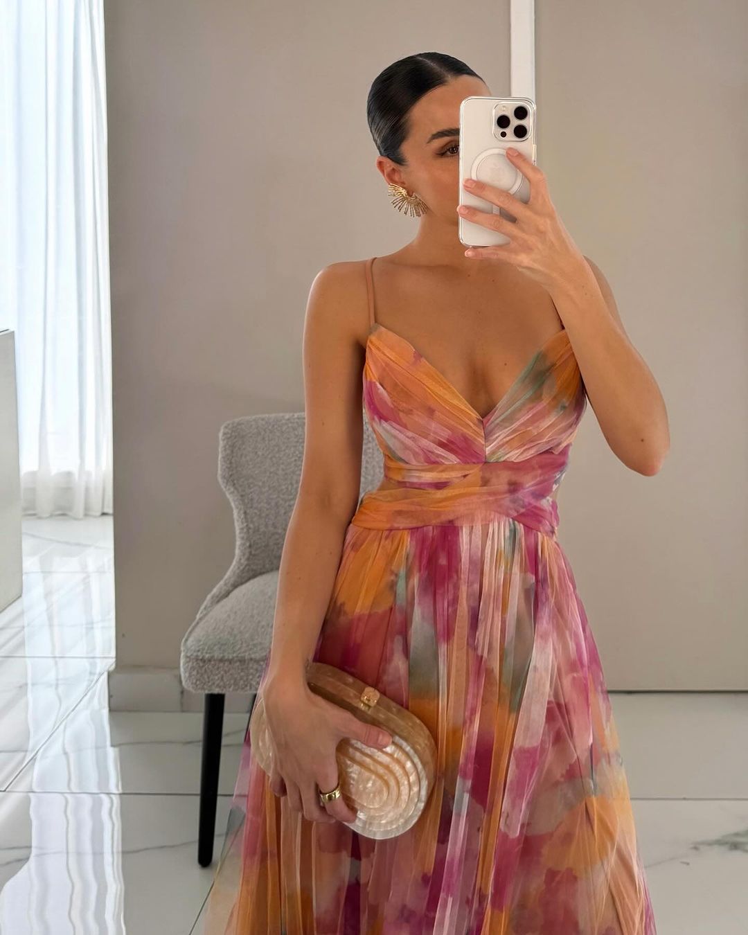 Women's Floral Dress | Maxi and V-Neck