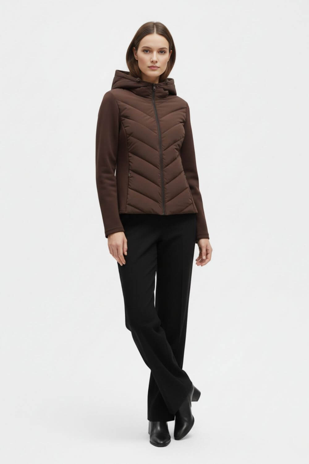 Women’s Puffer Jacket | Hooded Zip-Up