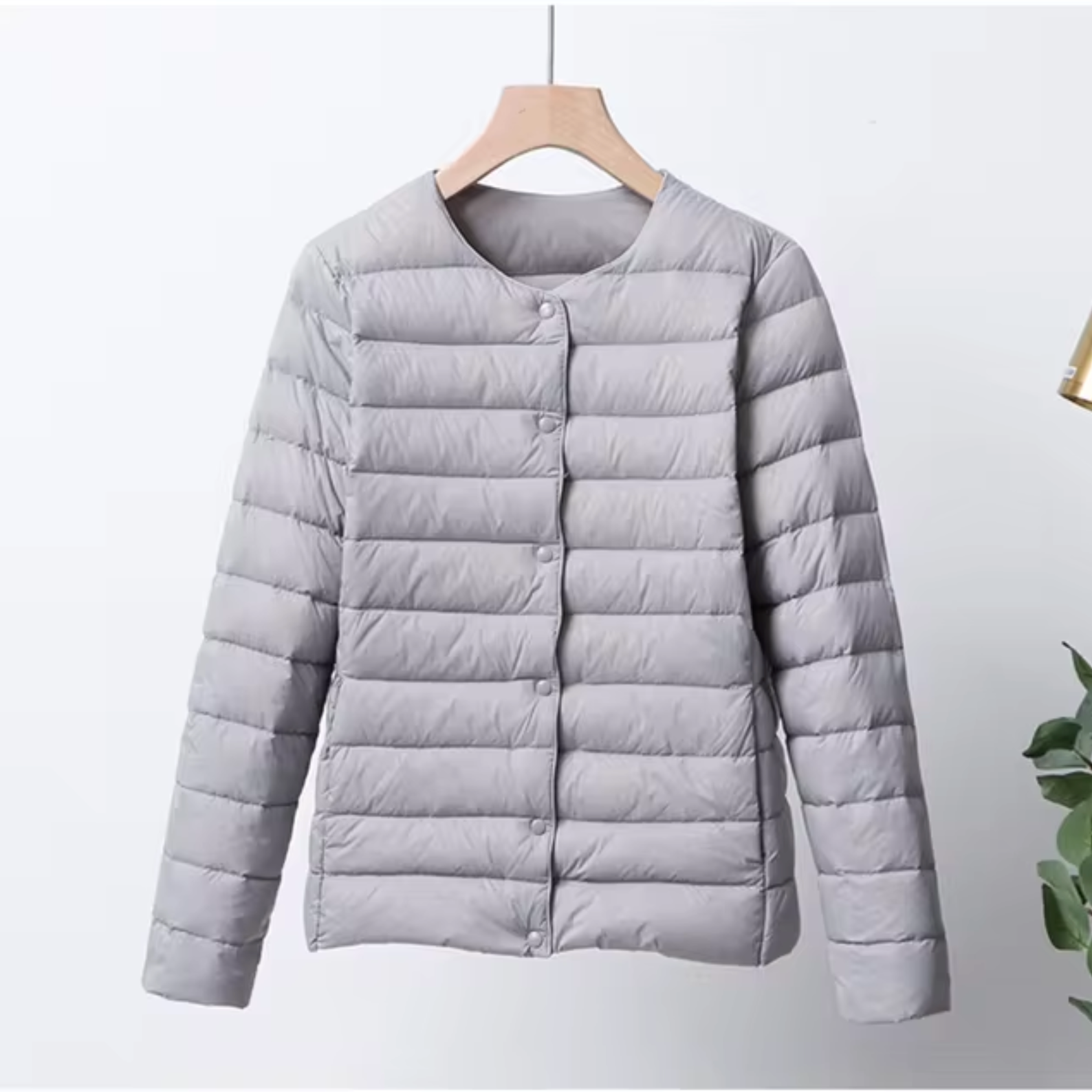 Women’s Quilted Jacket | Cropped and Buttoned