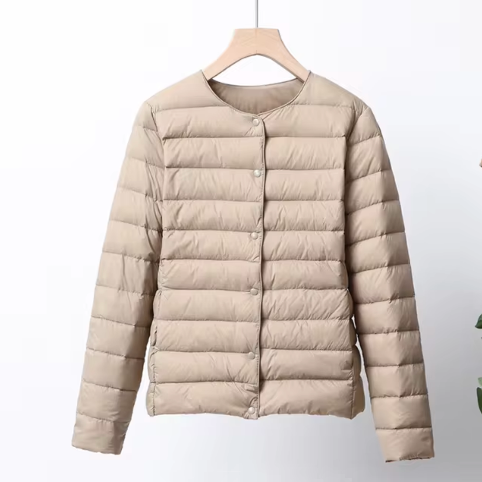 Women’s Quilted Jacket | Cropped and Buttoned