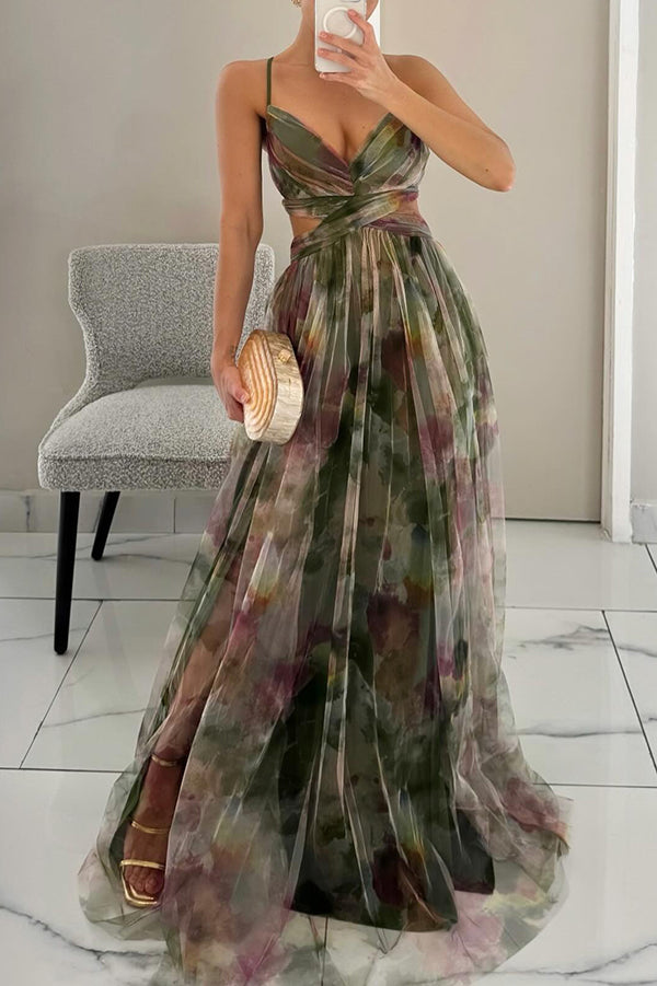 Women's Floral Dress | Maxi and V-Neck