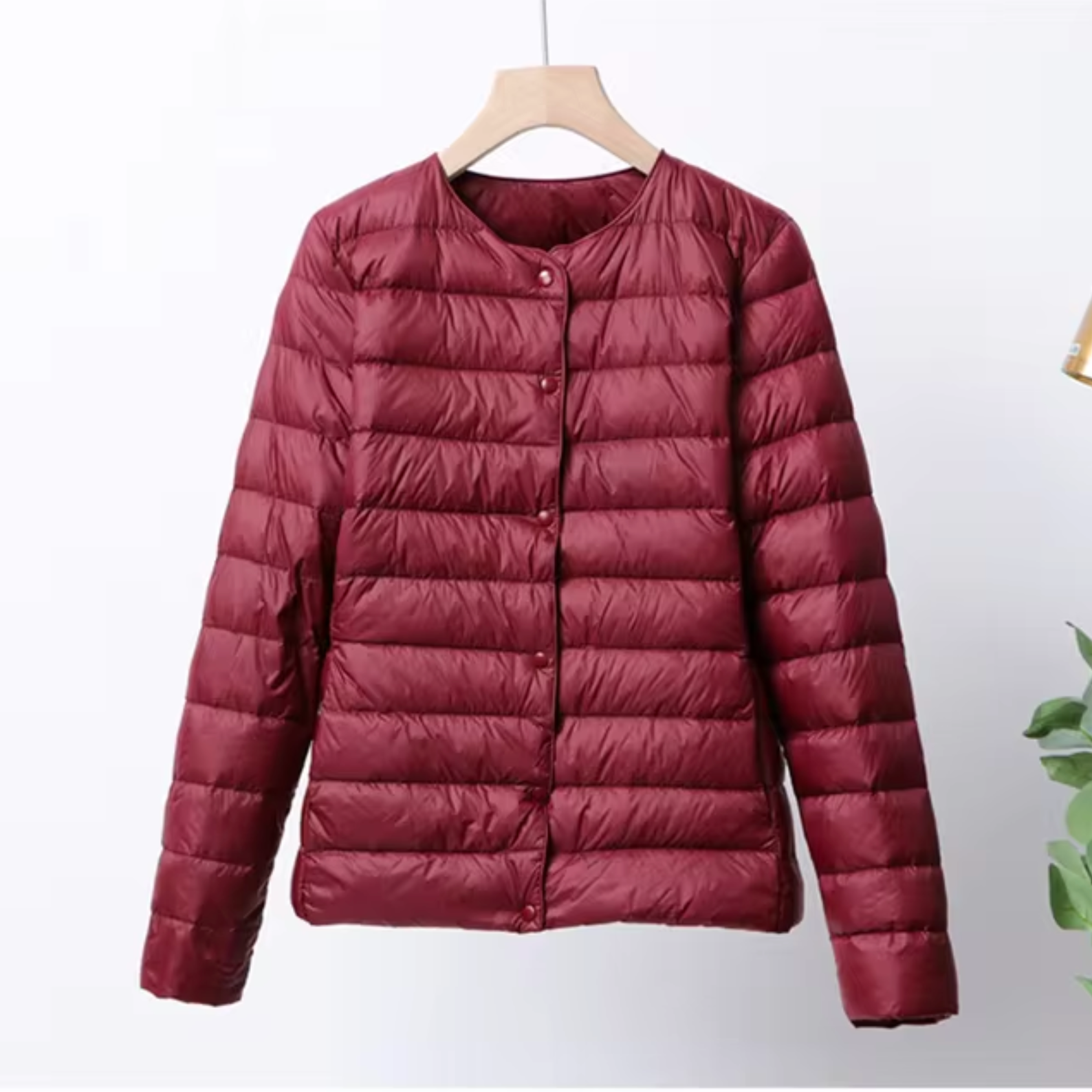 Women’s Quilted Jacket | Cropped and Buttoned