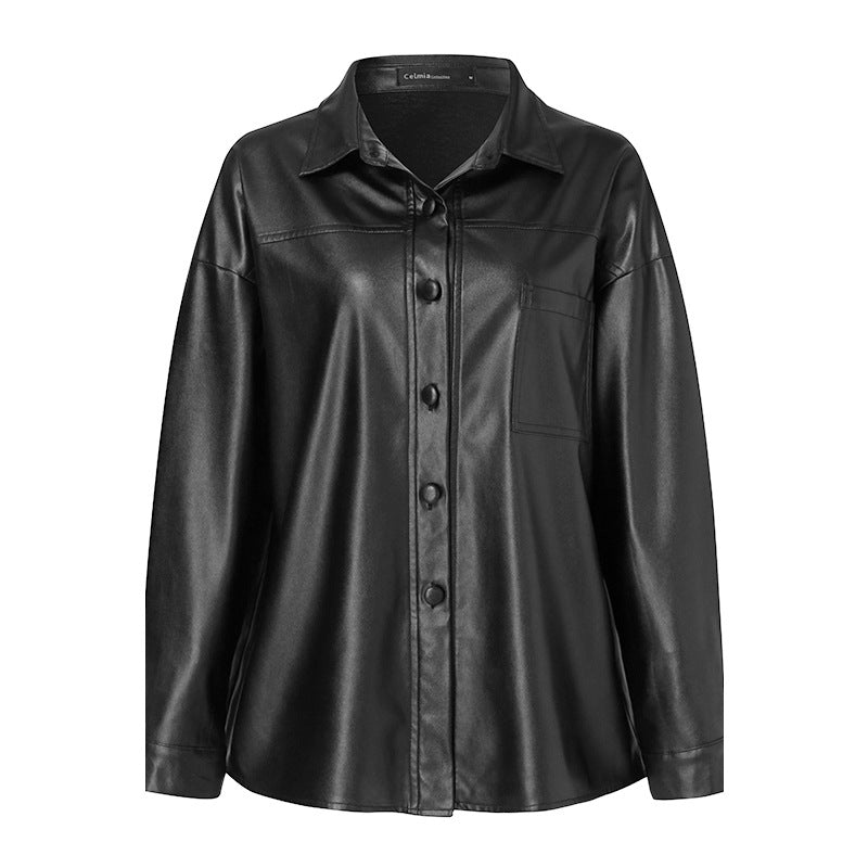 Women’s Shirt Jacket | Buttoned Pockets