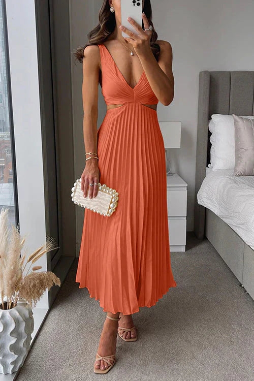 Women’s Formal Maxi Dress | Pleated