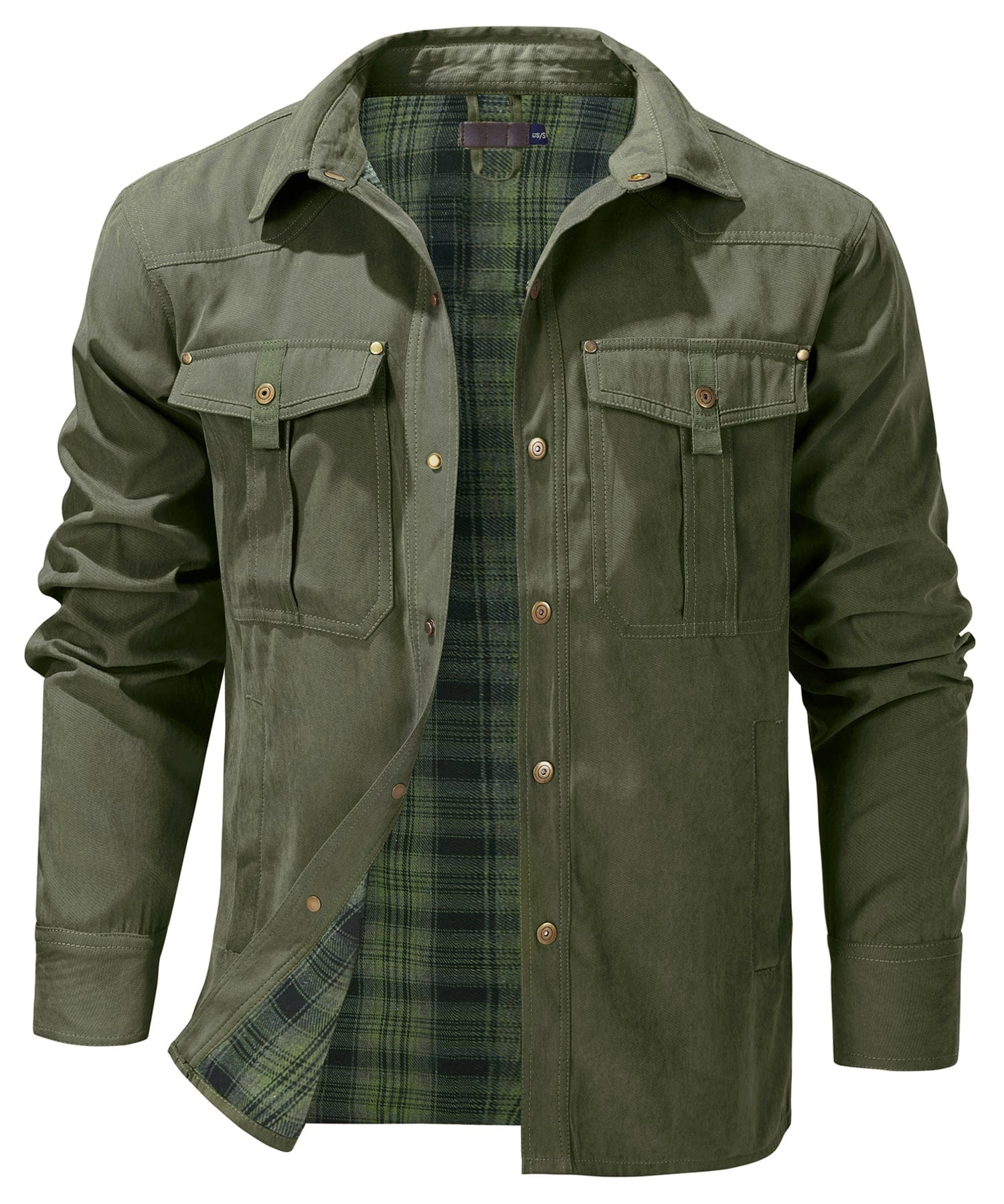 Men’s Casual Jacket | Button-Up and Pockets