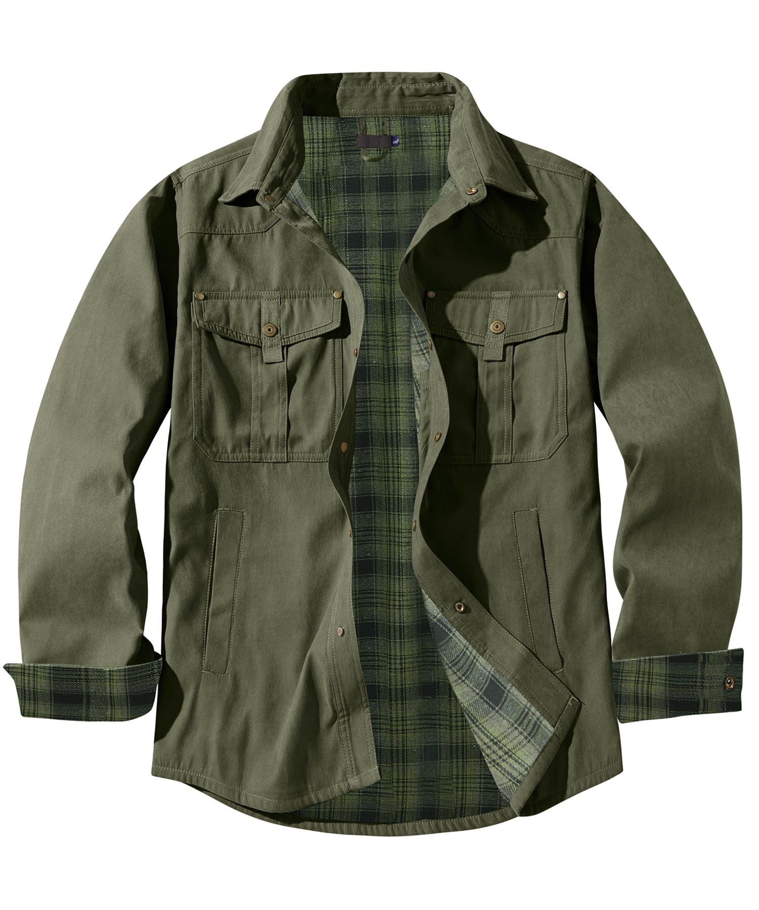 Men’s Casual Jacket | Button-Up and Pockets