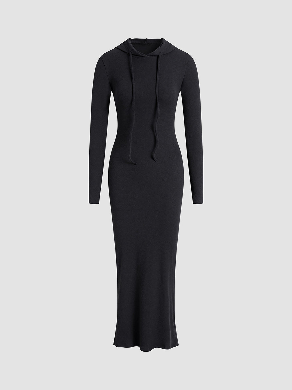 Hooded Long Sleeve Maxi Dress | Women Maxi Dress