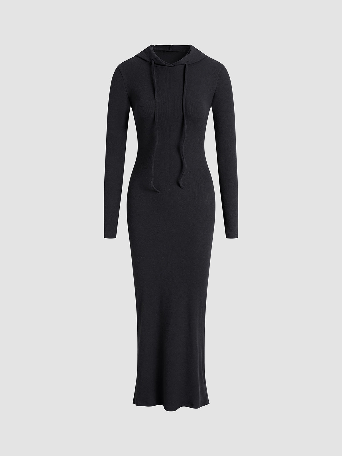 Hooded Long Sleeve Maxi Dress | Women Maxi Dress