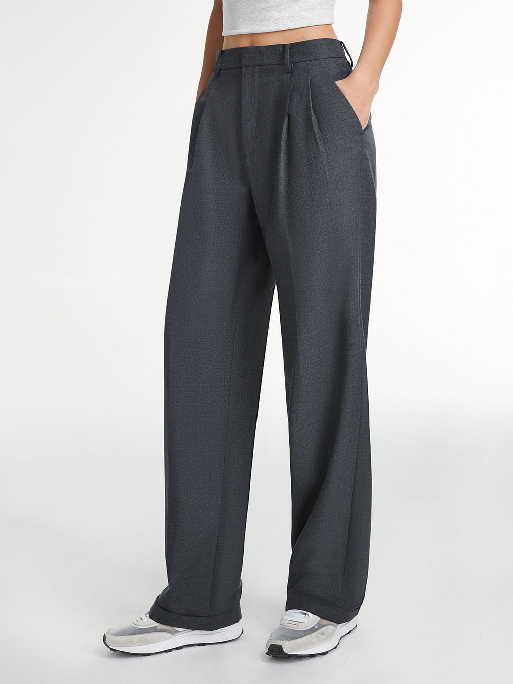Women’s Straight Leg Dress Trousers in Tailored Style | Elegant Women Trousers