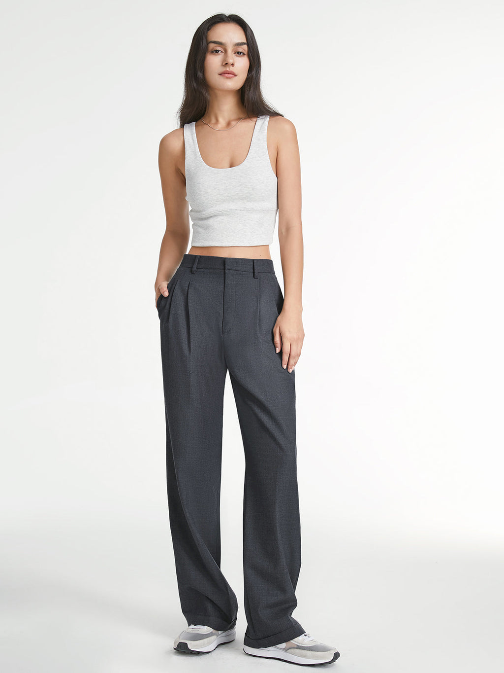 Women’s Straight Leg Dress Trousers in Tailored Style | Elegant Women Trousers