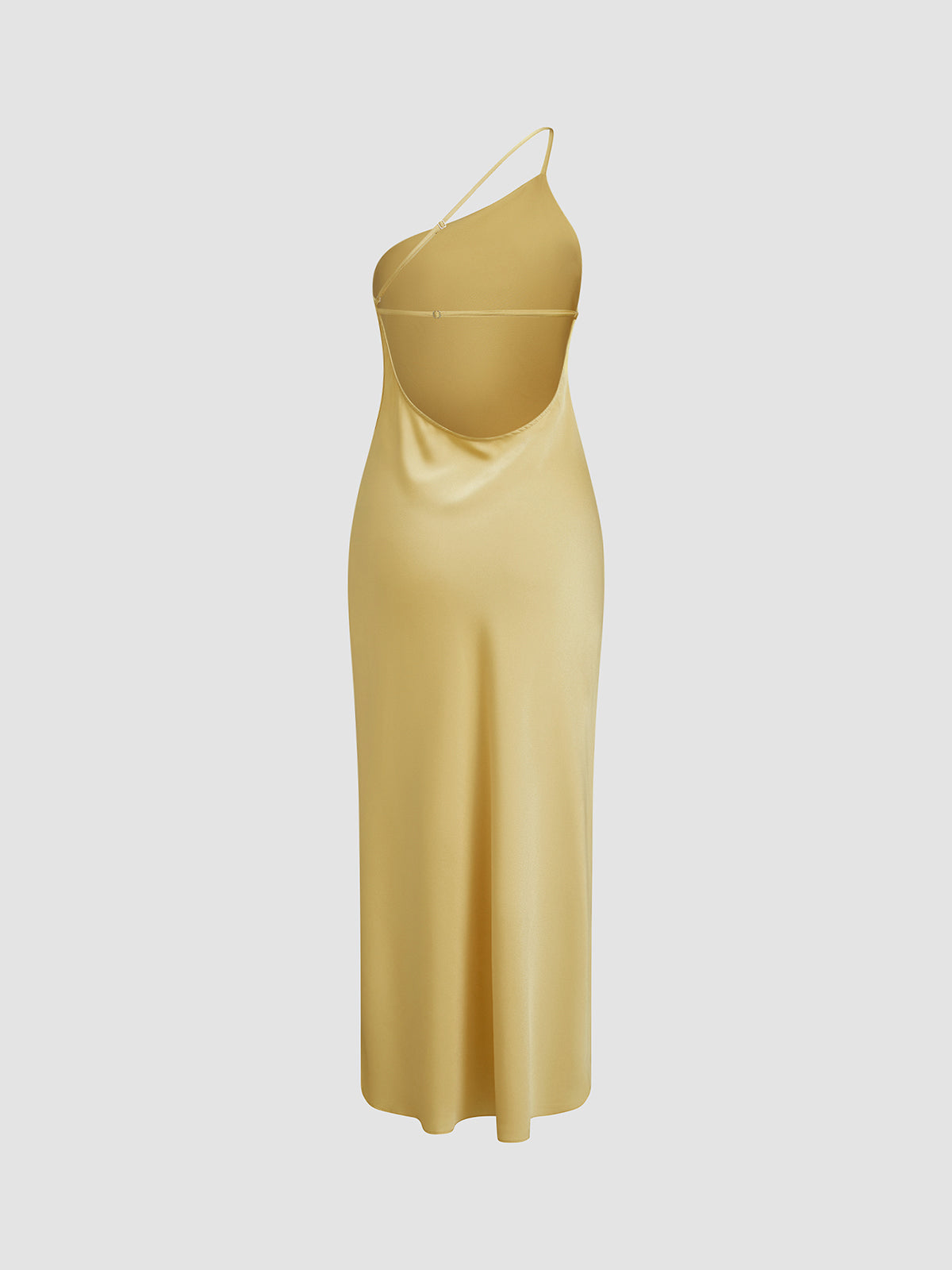 Women’s Elegant Maxi Dress in Open Back Slit Style | Wedding Guest Dress