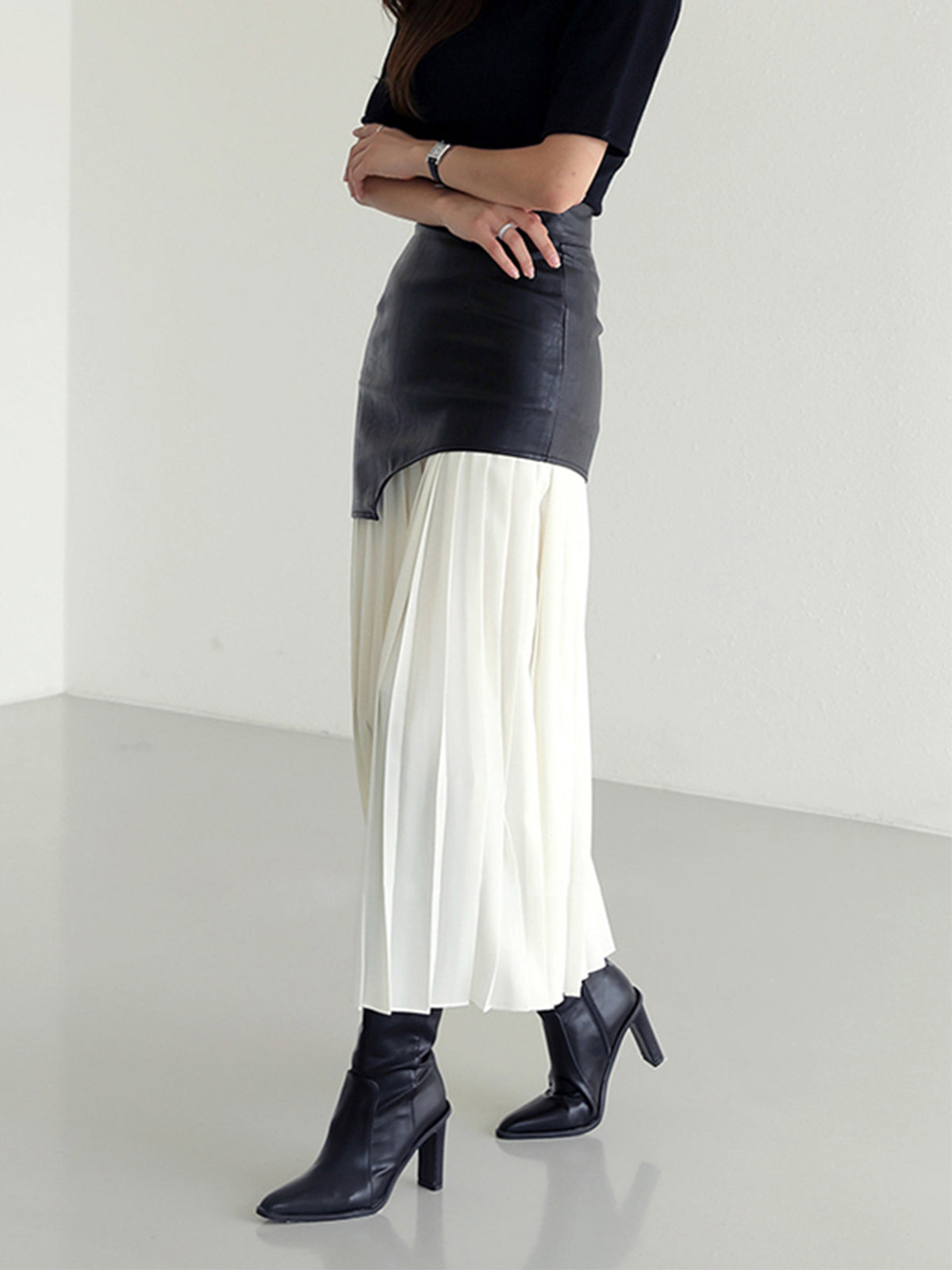 Women’s Pleated Midi Skirt | High Waist
