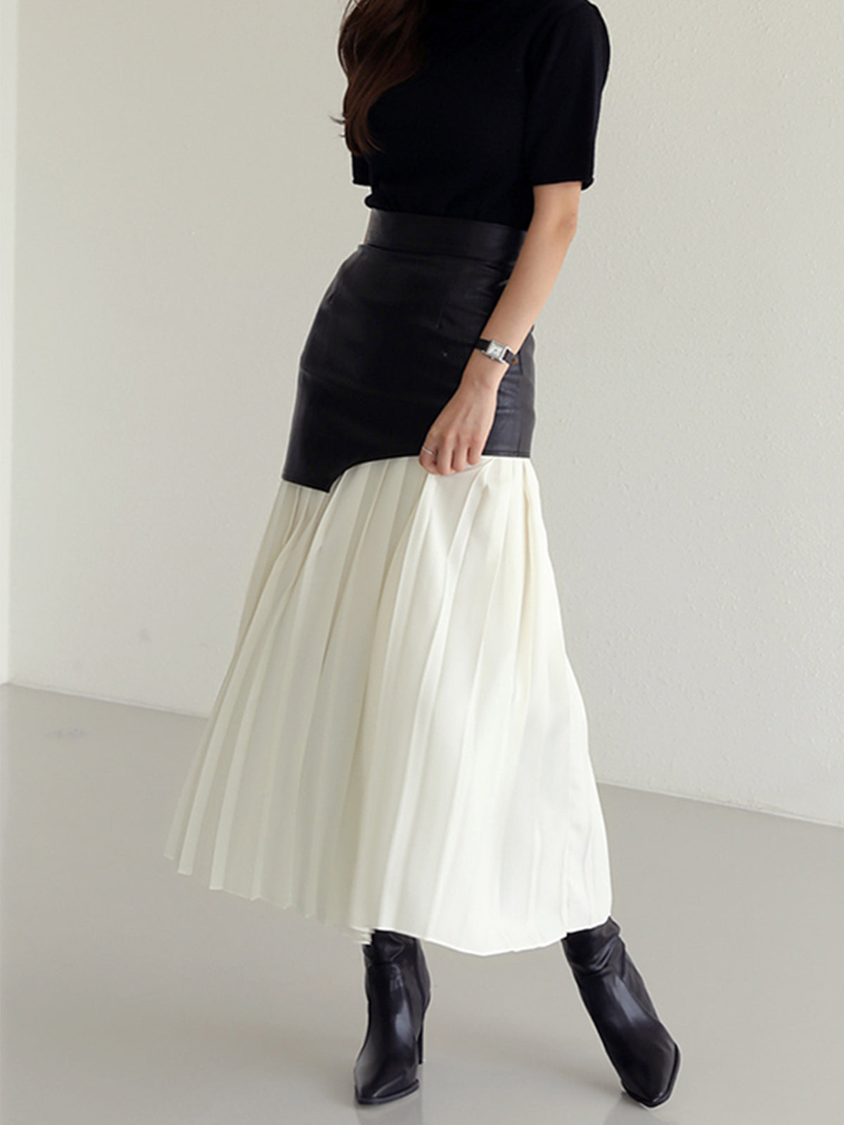 Women’s Pleated Midi Skirt | High Waist