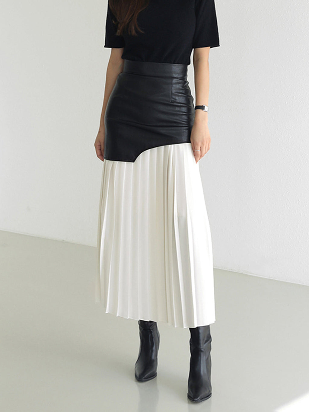Women’s Pleated Midi Skirt | High Waist