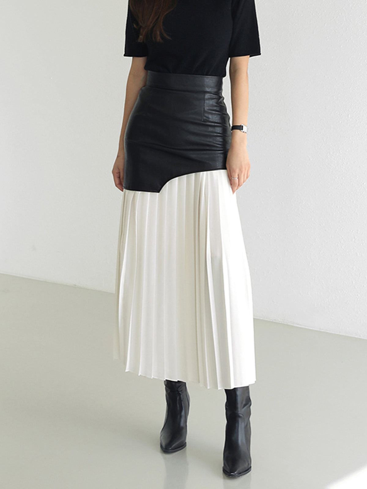 Women’s Pleated Midi Skirt | High Waist