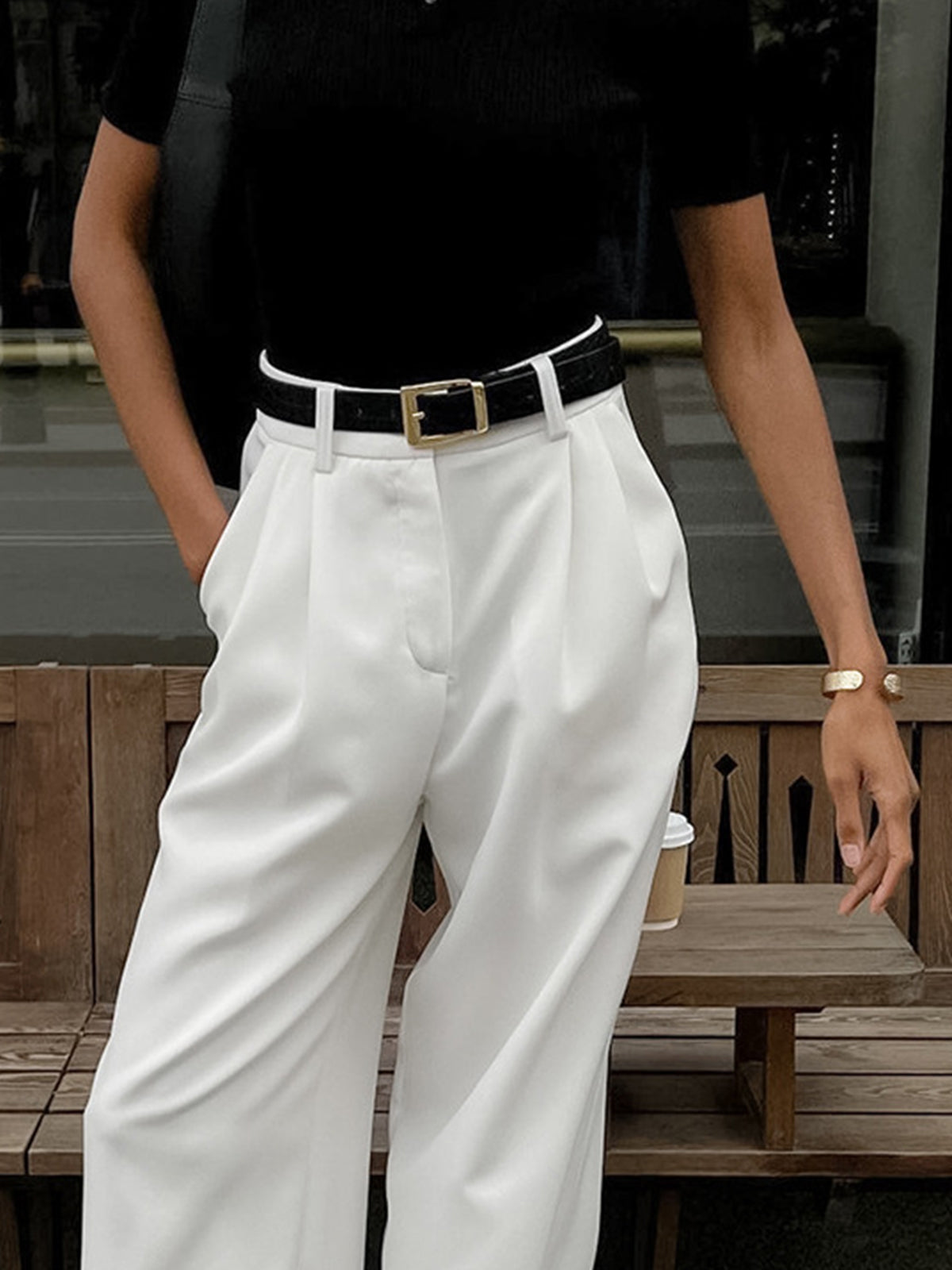 Women’s High Waist Pants | Wide Leg
