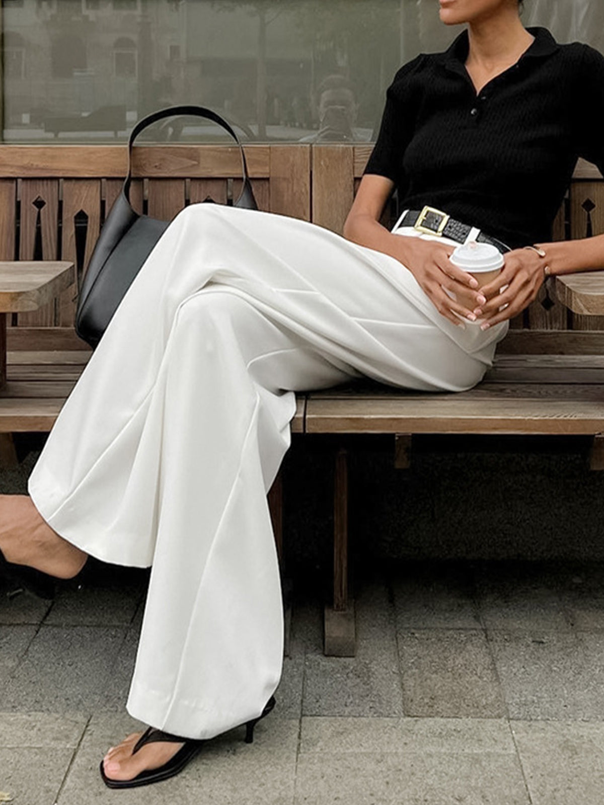 Women’s High Waist Pants | Wide Leg