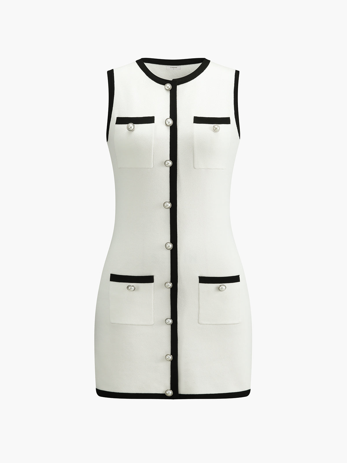 Women’s Sleeveless Button Front Short Dress | Elegant Summer Dress for Women