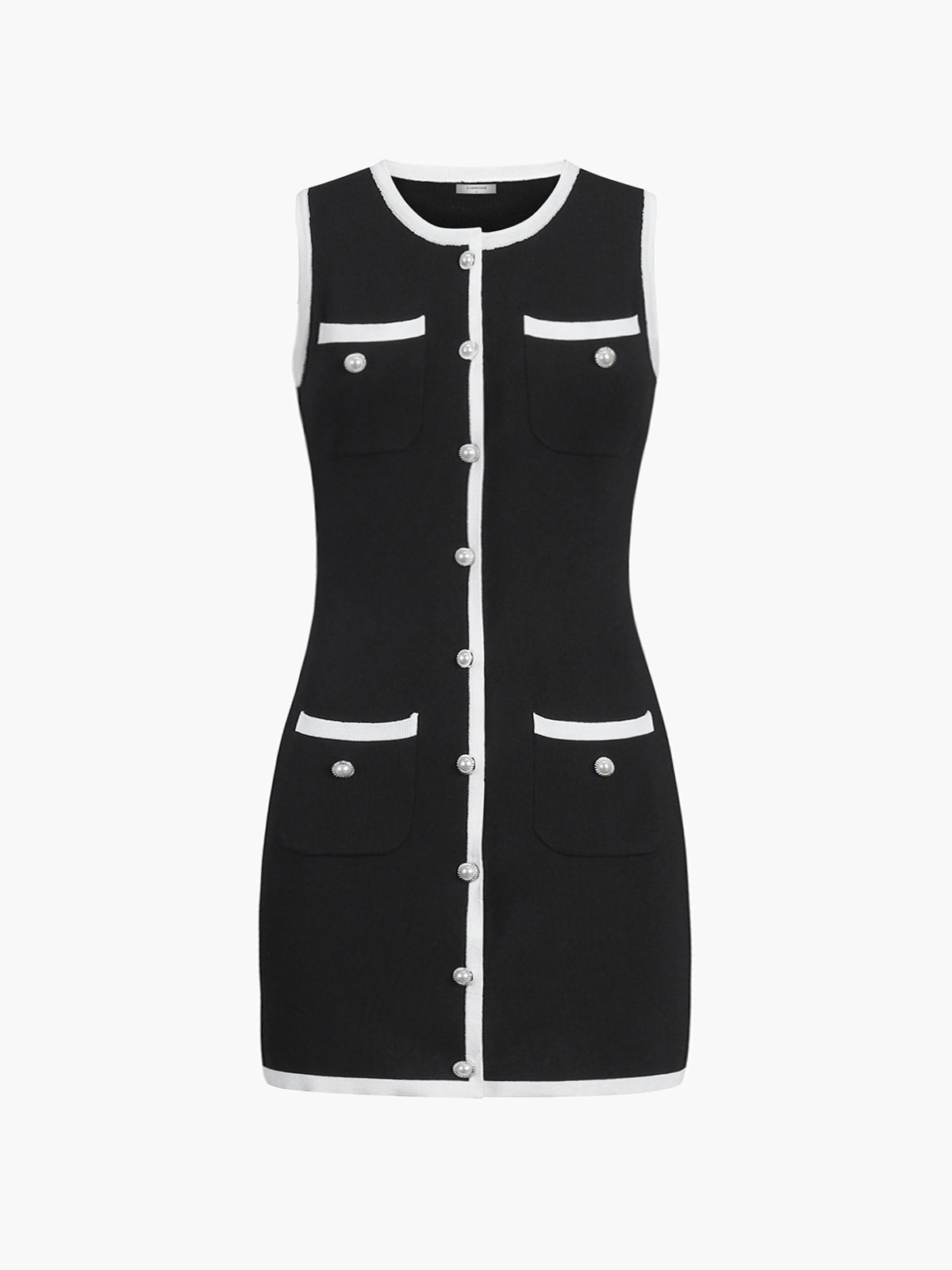 Women’s Sleeveless Button Front Short Dress | Elegant Summer Dress for Women