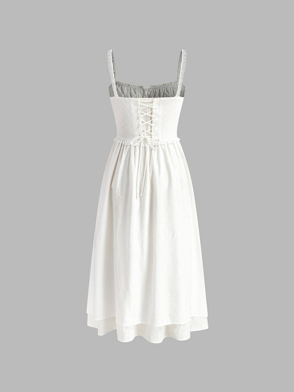 Women’s Summer Midi Dress in Ruffle Hem Cami Style | Elegant Summer Dress