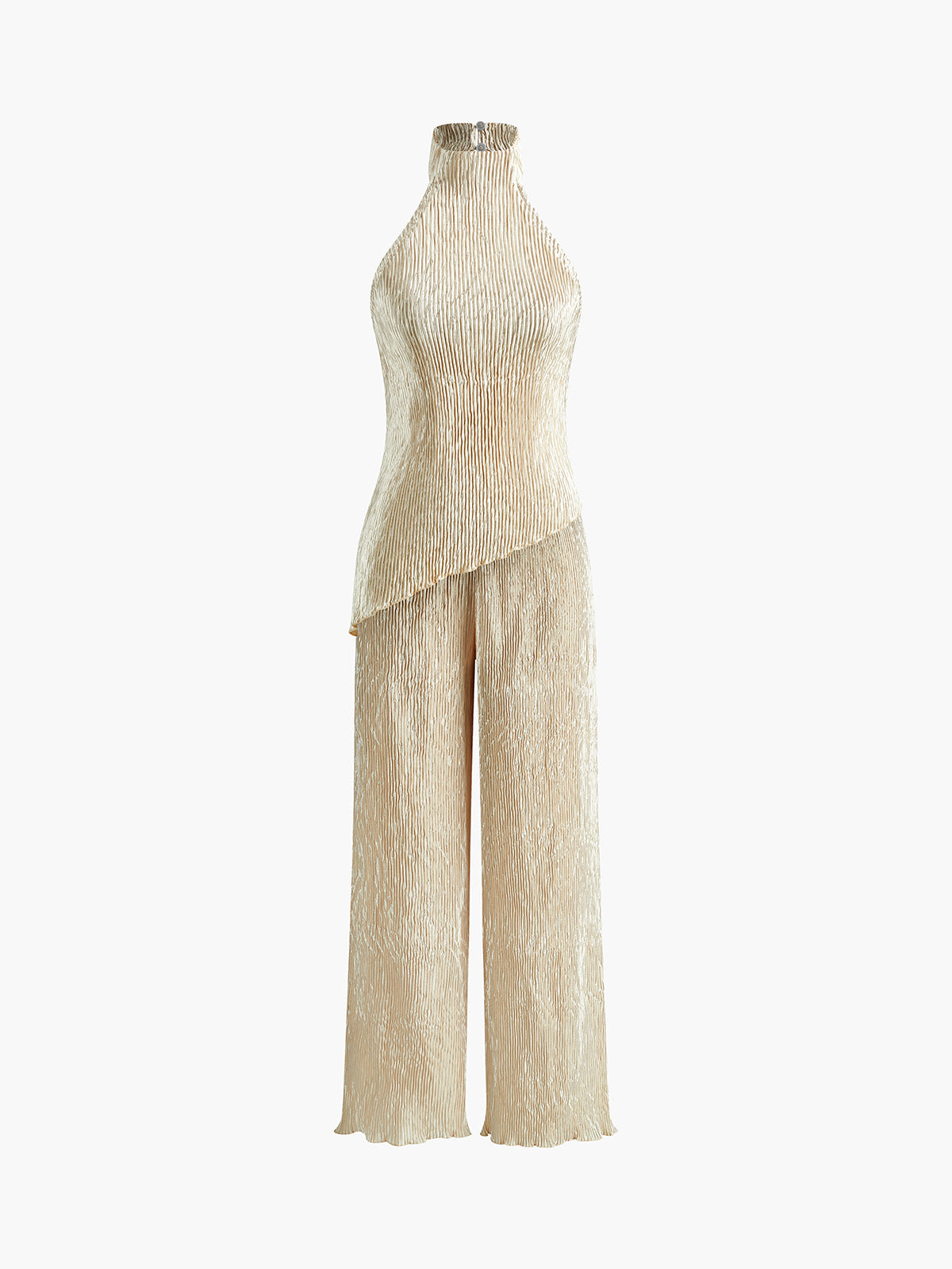 Women’s Halter Top and Wide Leg Trousers Set | Elegant Wide Leg Trousers Women