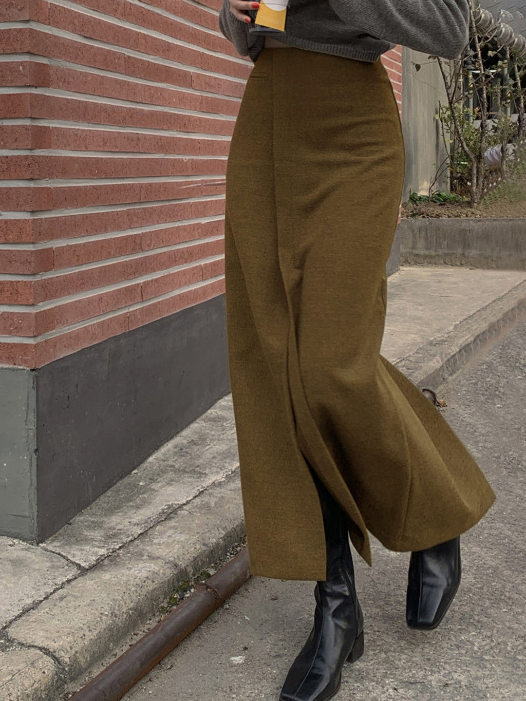 Women’s Casual Maxi Skirt | Straight Fit