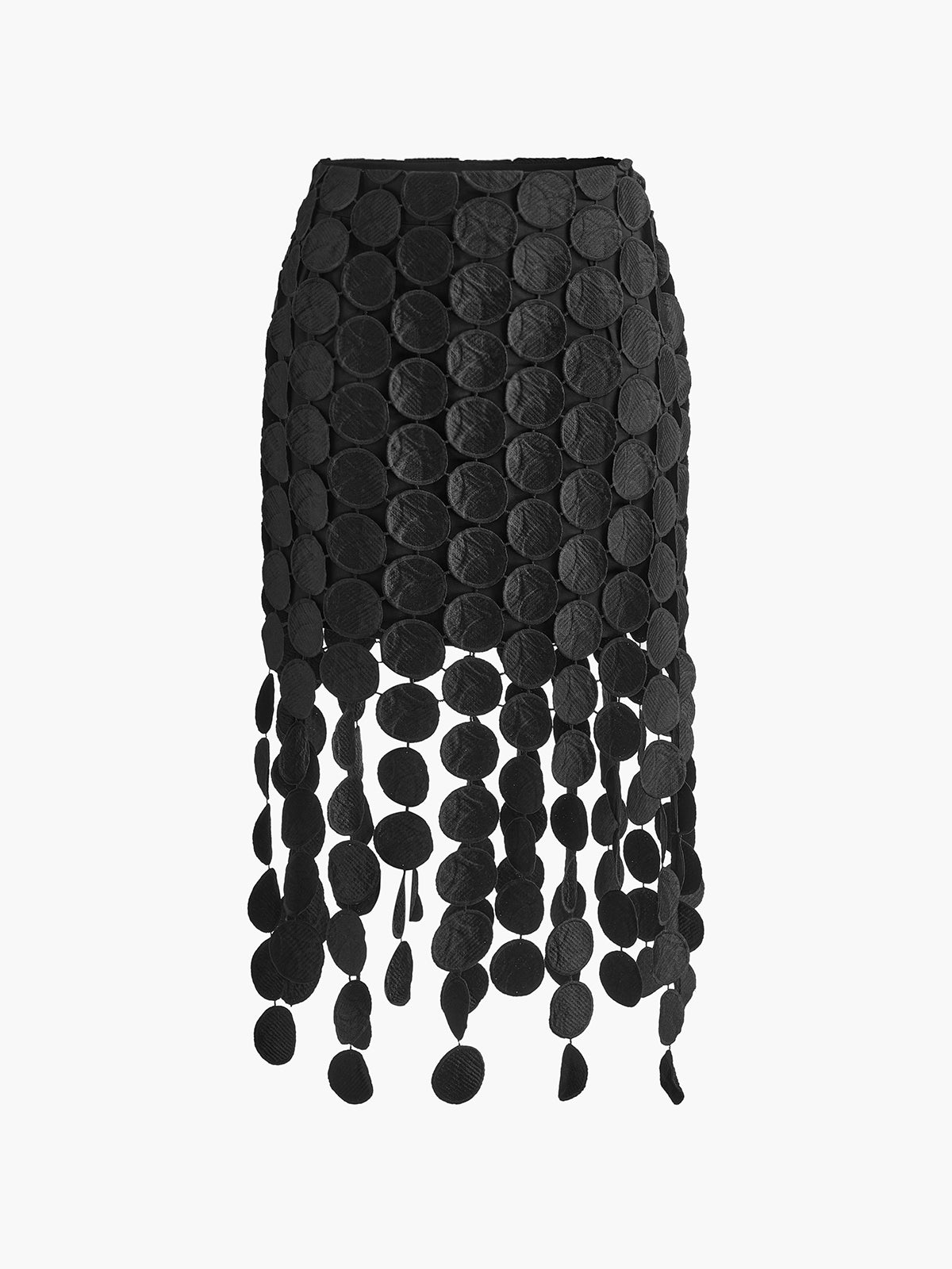Women’s High Waist Midi Skirt | Asymmetrical Cutout