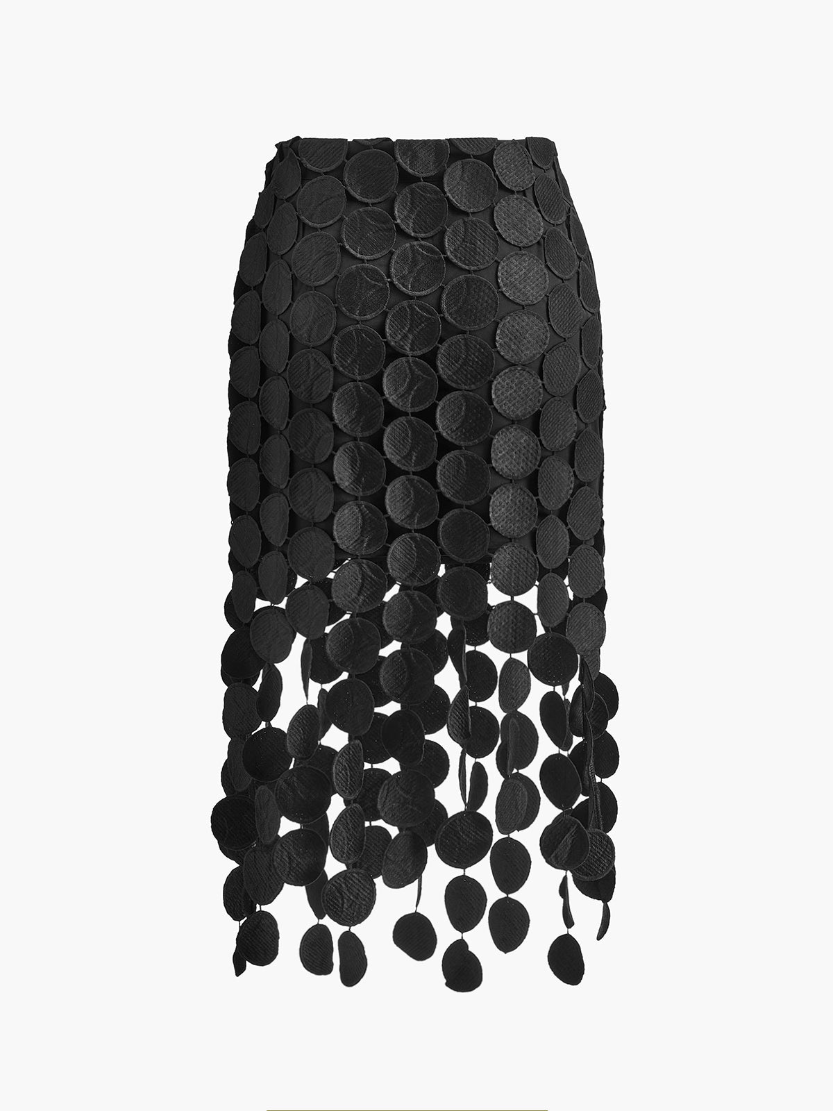 Women’s High Waist Midi Skirt | Asymmetrical Cutout