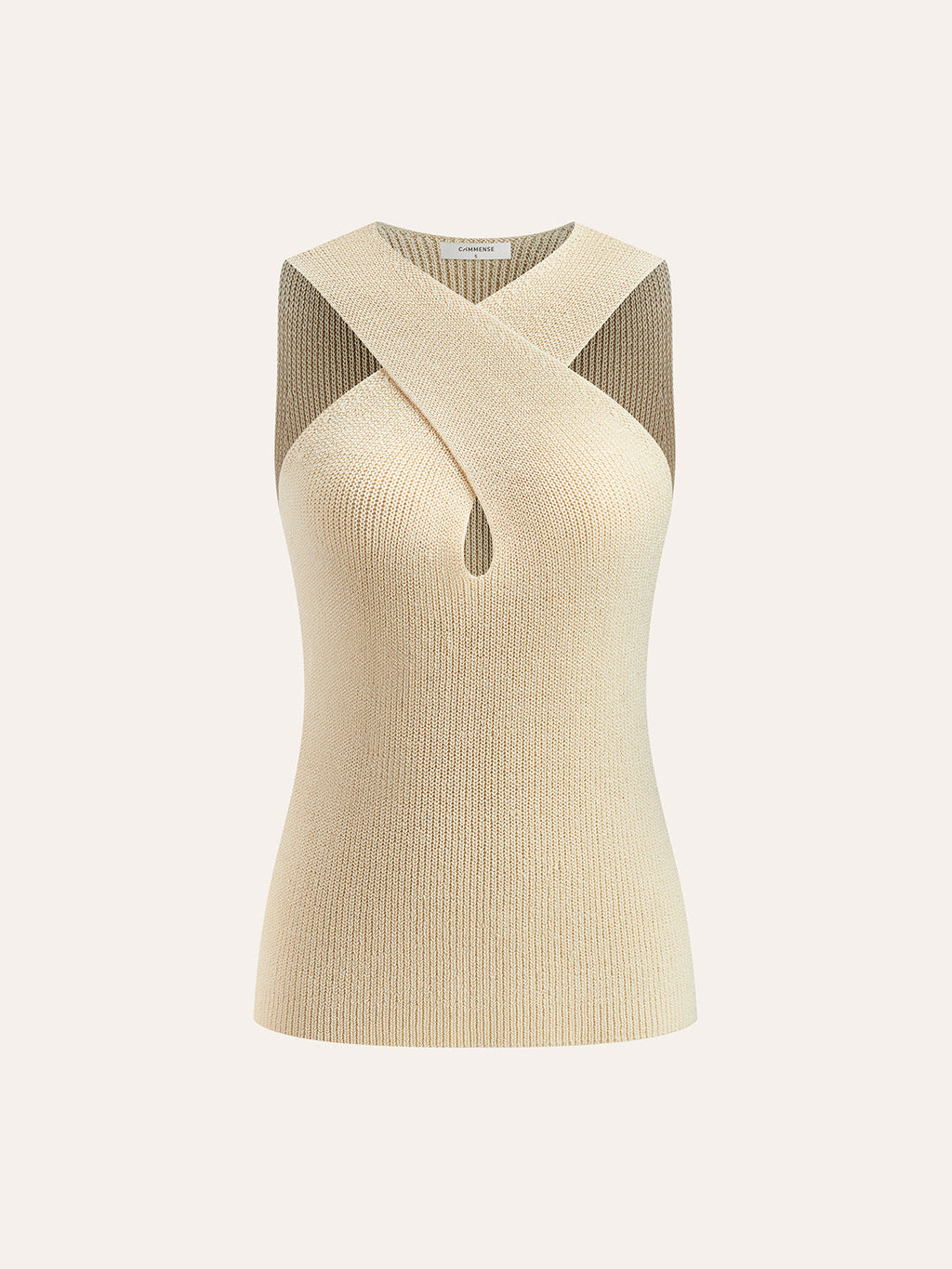 Women’s Halter Neck Tank Top in Cross Over Elegant Style | Women Tank Top