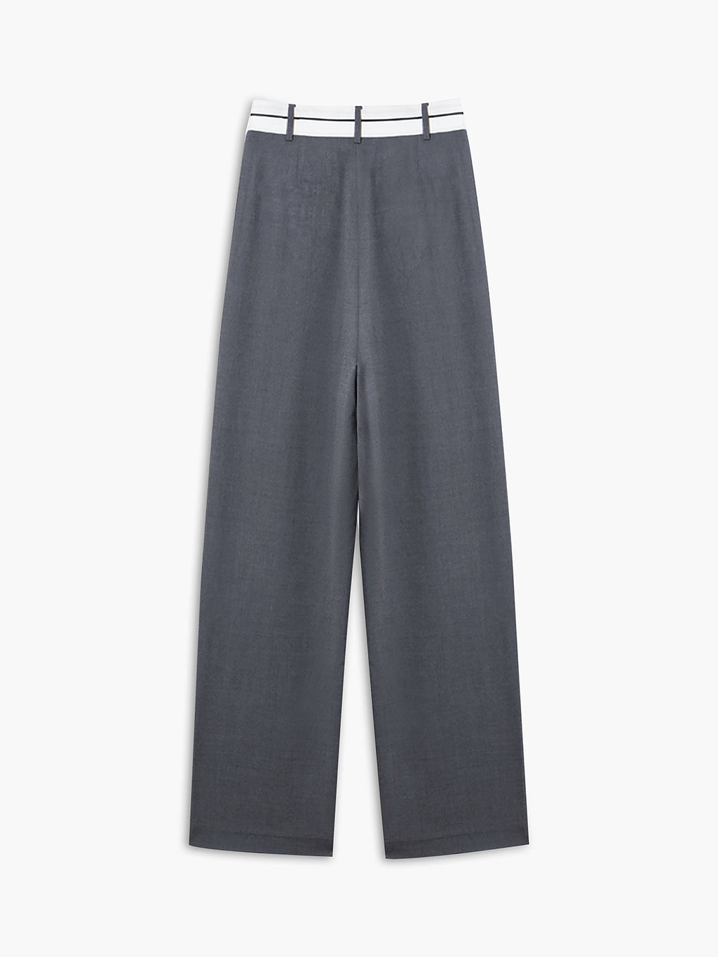 Women’s Wide Leg Dress Trousers in Asymmetrical Waist Style | Wide Leg Trousers Women