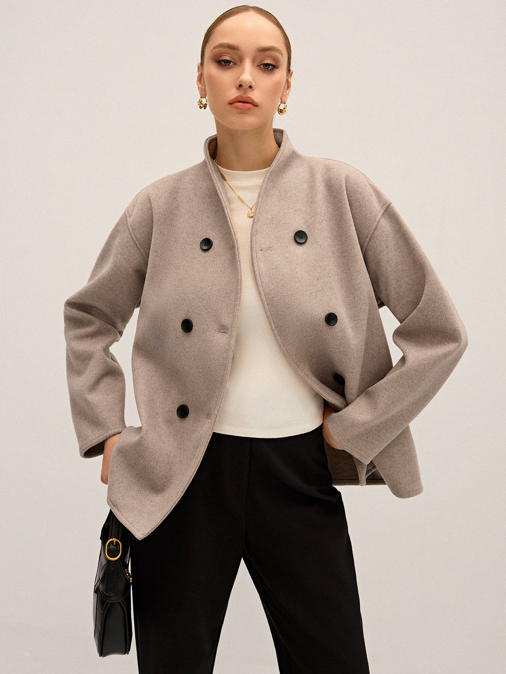 Women’s Long Jacket | Double-Breasted