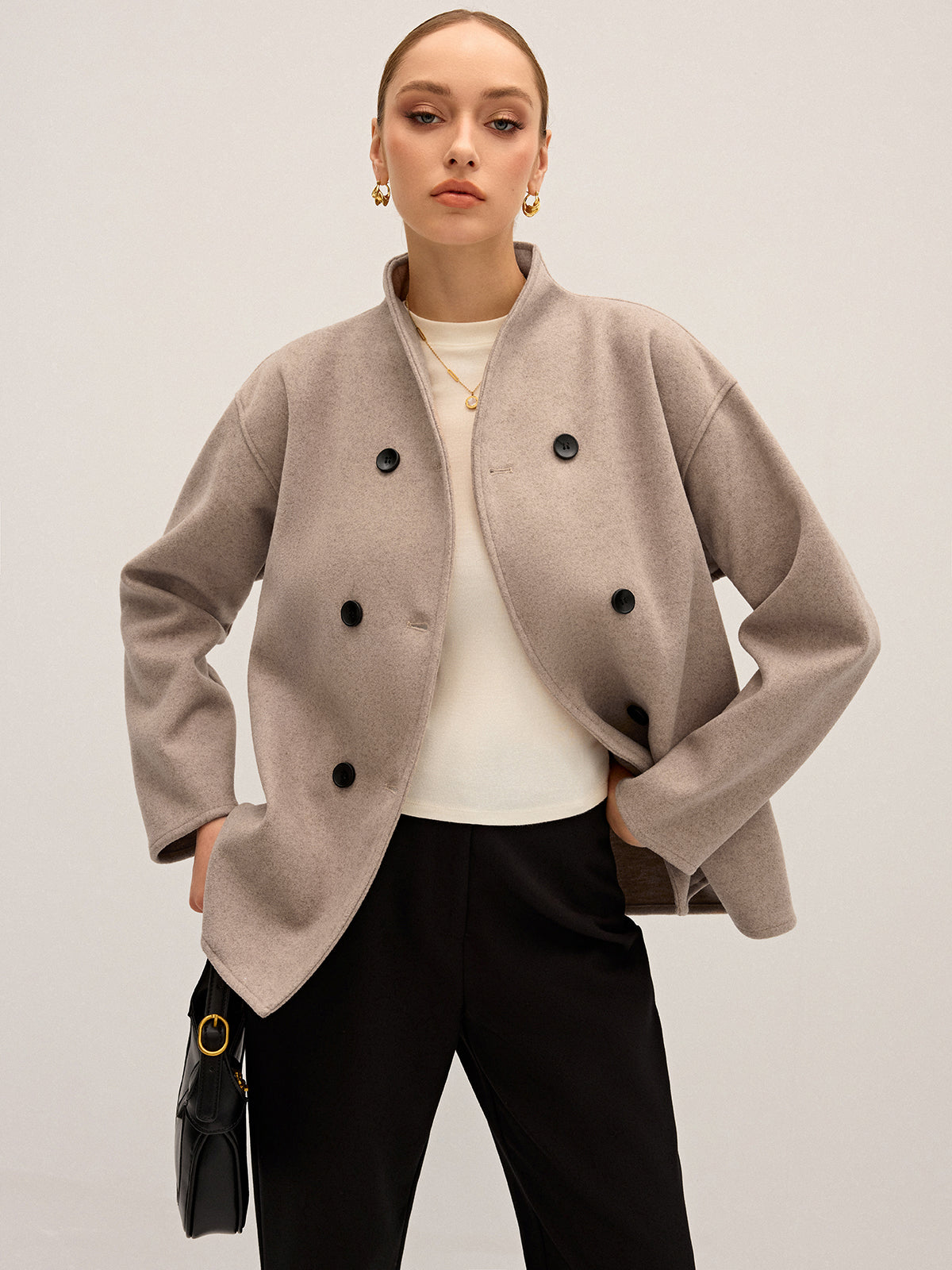Women’s Long Jacket | Double-Breasted
